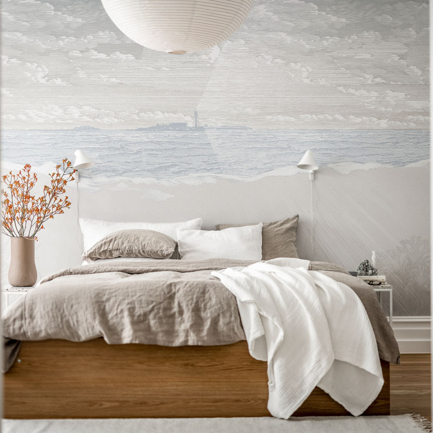 Tapet Guiding Light Graphite, Rebel Walls
