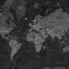 Fototapet Around The World, Night, personalizat, Rebel Walls