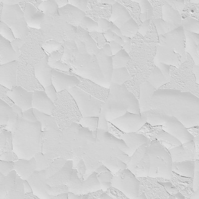 Tapet Cracked Art Alb în cameră cu decor minimalist. Tapetul este aplicat pe peretele din spatele patului, în living.