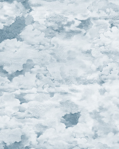 Chubby Clouds, Soft Blue, Rebel Walls