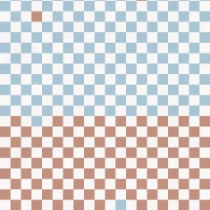 Fototapet Pixels, Orange & Blue, personalizat, Rebel Walls