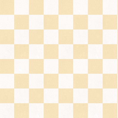 Tapet geometric cu motive de tabla de sah, galben si alb, intr-un interior modern