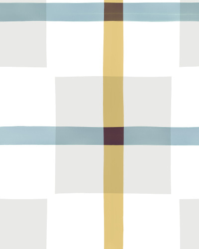 Outside The Box Galben & Gri - tapet cu model geometric in dungi galbene si gri pe fundal alb