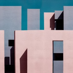 Fototapet Abstract Building, Pastel, personalizat, Rebel Walls