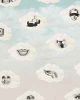 Retro Clouds, Blue, Rebel Walls