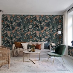 Fototapet Terazzo Bold, Emerald, personalizat, Rebel Walls