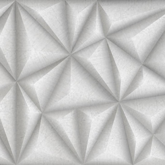 Tapet in relief cu textura geometrica, Soundproof Steel, pentru living