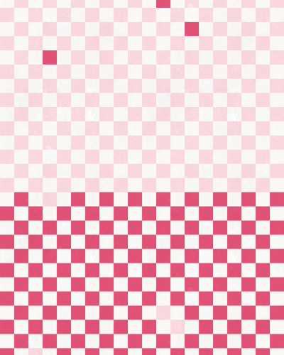 Tapet Pixels, Magenta, cu model geometric minimalist în nuanțe de roz și magenta