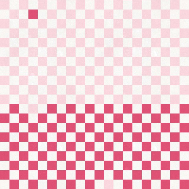 Tapet Pixels, Magenta, cu model geometric minimalist în nuanțe de roz și magenta