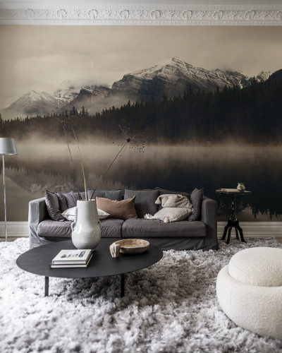Tapet cu design montan - Early Morning