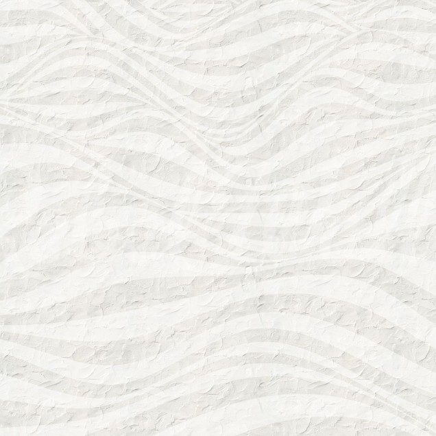 Tapet cu design modern, Graphic Hills, gri deschis,  cu un design inspirat din formele naturale. Tapetul se afla intr-un living amenajat modern, langa un canapea alba, o masuta din lemn si o lampa de birou.