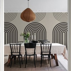 Fototapet Abstract Vaults, Gray, personalizat, Rebel Walls