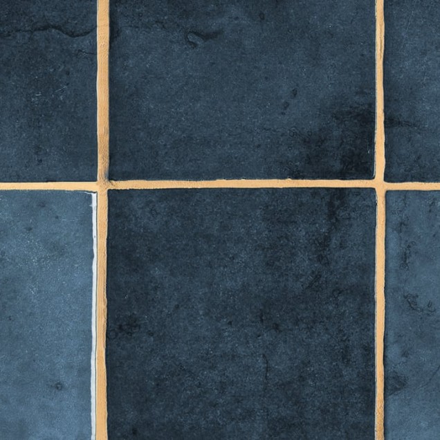Tapet Ceramic Tiles, Azurite - un model geometric modern de plăci ceramice în nuanțe de azur, perfect pentru living, bucătărie sau baie.