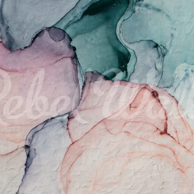 Tapet abstract Pastel Watercolors cu nuanțe pastelate și un design abstract dinamic.