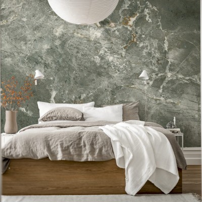 Fototapet cu textură marmorată Jade Marble. Designul elegant și sofisticat aduce o notă de stil în orice cameră.