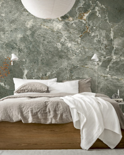 Fototapet cu textură marmorată Jade Marble. Designul elegant și sofisticat aduce o notă de stil în orice cameră.