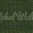 Fototapet Wall of Tiles, Dark Green, Rebel Walls
