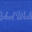 Fototapet Wall of Bricks, Cobalt, Rebel Walls