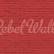 Fototapet Wall of Bricks, Red, Rebel Walls