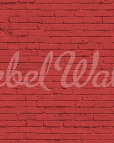 Wallpaper cu aspect de cărămidă roșie