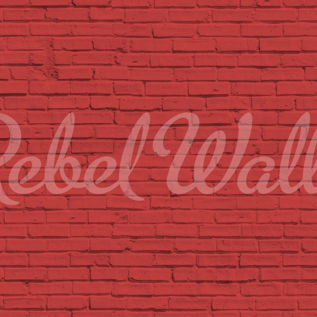 Wallpaper cu aspect de cărămidă roșie