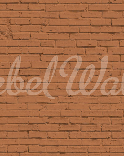 Tapet perete de cărămidă terracotta cu design realist, perfect pentru a crea un spațiu unic și primitor.