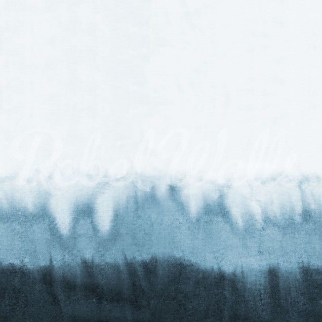 Tapet cu degrade Dip Dye Blue