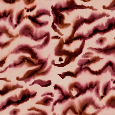 Tapet Guppy, Red cu design abstract in nuante de rosu si maro