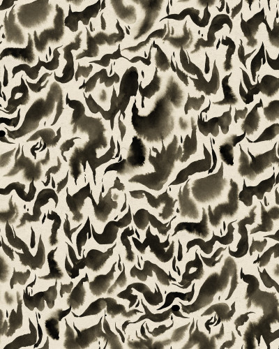 Tapet abstract gri cu design modern, in dormitor