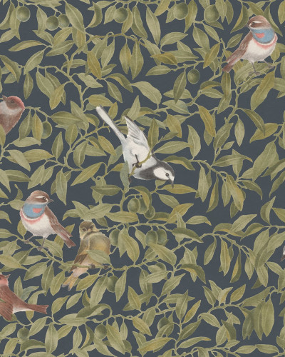 Backwood Birds, Albastru, Rebel Walls