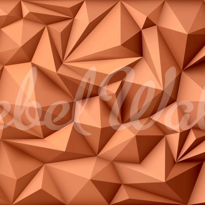 Acoustic Panel Orange - tapet geometric 3D cu efect optic