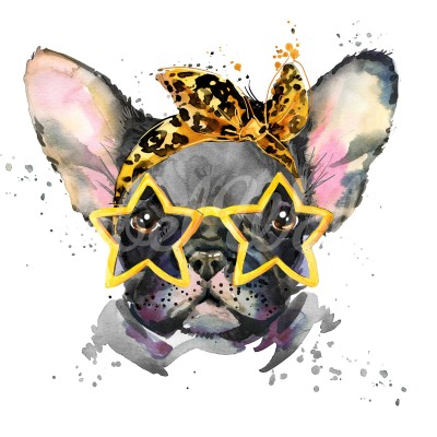 Tapet cu Bulldog Franțuzesc
