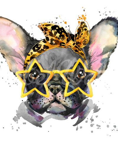Tapet cu Bulldog Franțuzesc