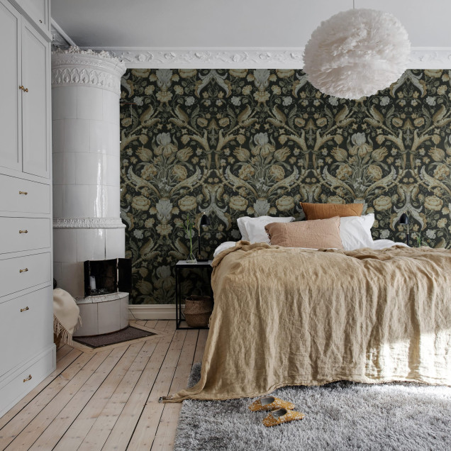 Tapet Vintage Tapestry, Yellow, Rebel Walls