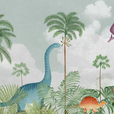 Dinosaur World, Green, Rebel Walls