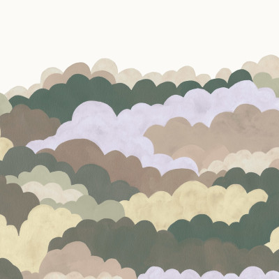 Fun Clouds, Green, Rebel Walls