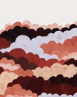 Fun Clouds, Red, Rebel Walls