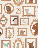 Pet Frames, Beige, Rebel Walls