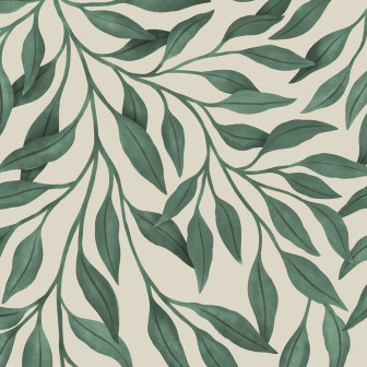 Giant Leaves, Dark Green wallpaper