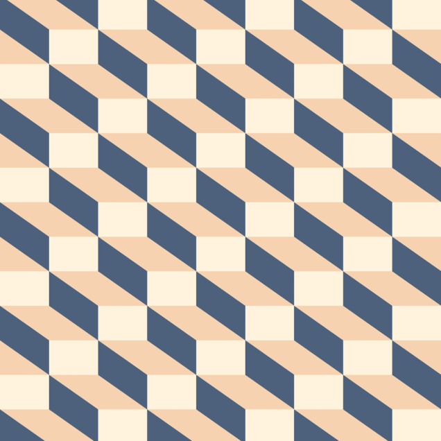 Tapet geometric modern Filled Optic Blue & Pink, cu un design unic in nuante de albastru si roz, perfect pentru bucatarie.