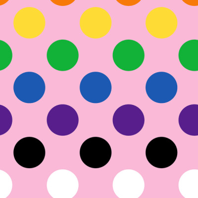 Big Dots, Happy Pink, Rebel Walls