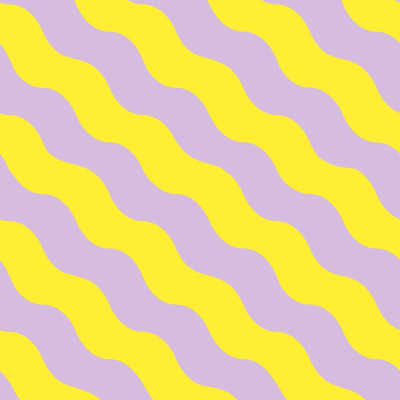 Tapet cu dungi ondulate, Lilac & Yellow