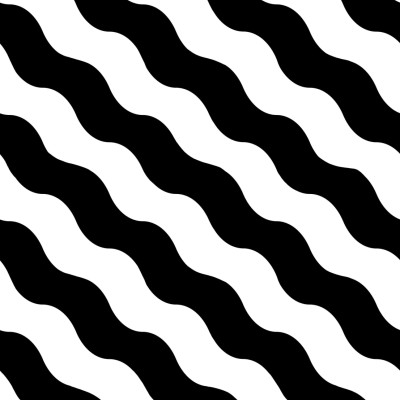Polka Stripe, Black & White, un tapet modern cu un design geometric in negru si alb.