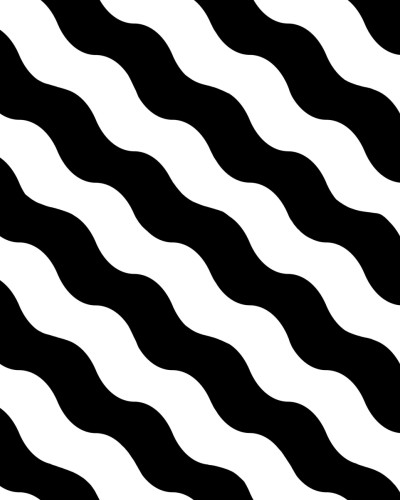 Polka Stripe, Black & White, un tapet modern cu un design geometric in negru si alb.