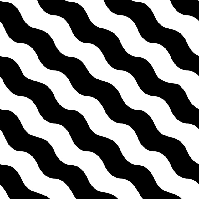 Polka Stripe, Black & White, un tapet modern cu un design geometric in negru si alb.