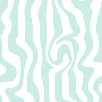 Tapet Dizzy cu model abstract in culori deschise de turcoaz si alb.
