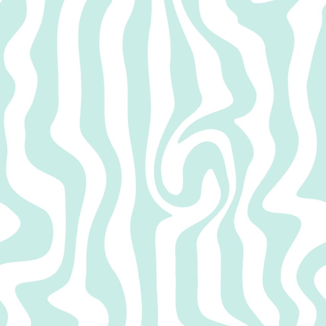 Tapet Dizzy cu model abstract in culori deschise de turcoaz si alb.