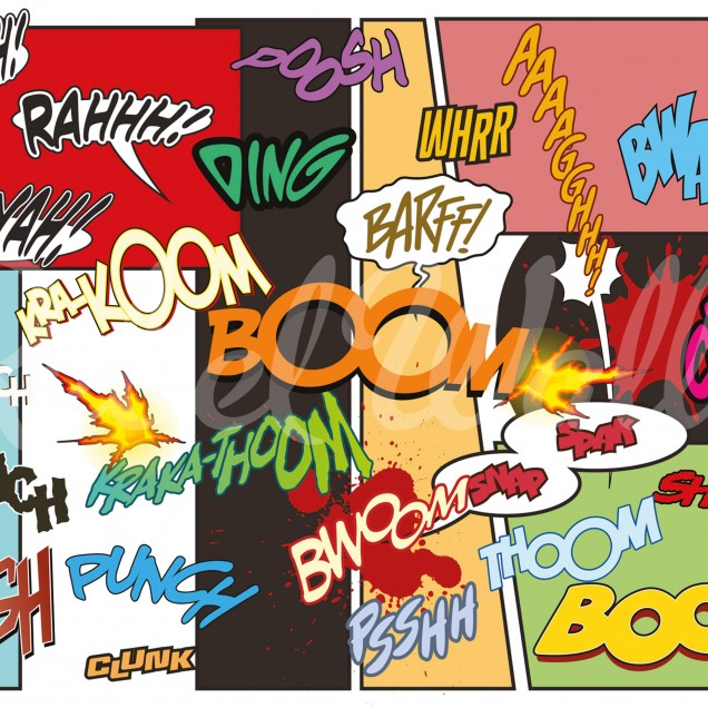 Wallpaper cu design Comics, Rainbow