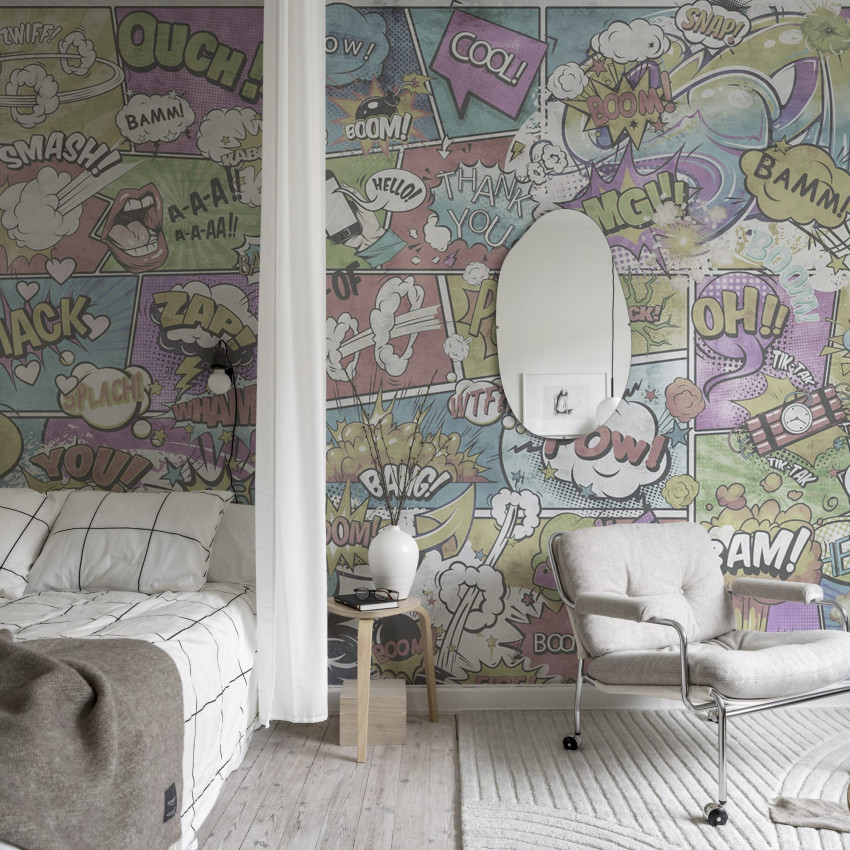 Wallpaper cu design Comics, Rainbow