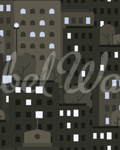 Tapet Big City Graphite
